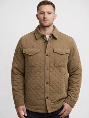 Dakine Men's Shirt Jacket Quilted Brown Size XXL